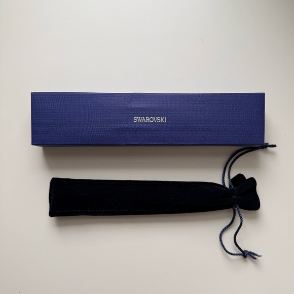 NWT Swarovski Crystalline Stardust Rose Ballpoint Pen - Picture 3 of 5